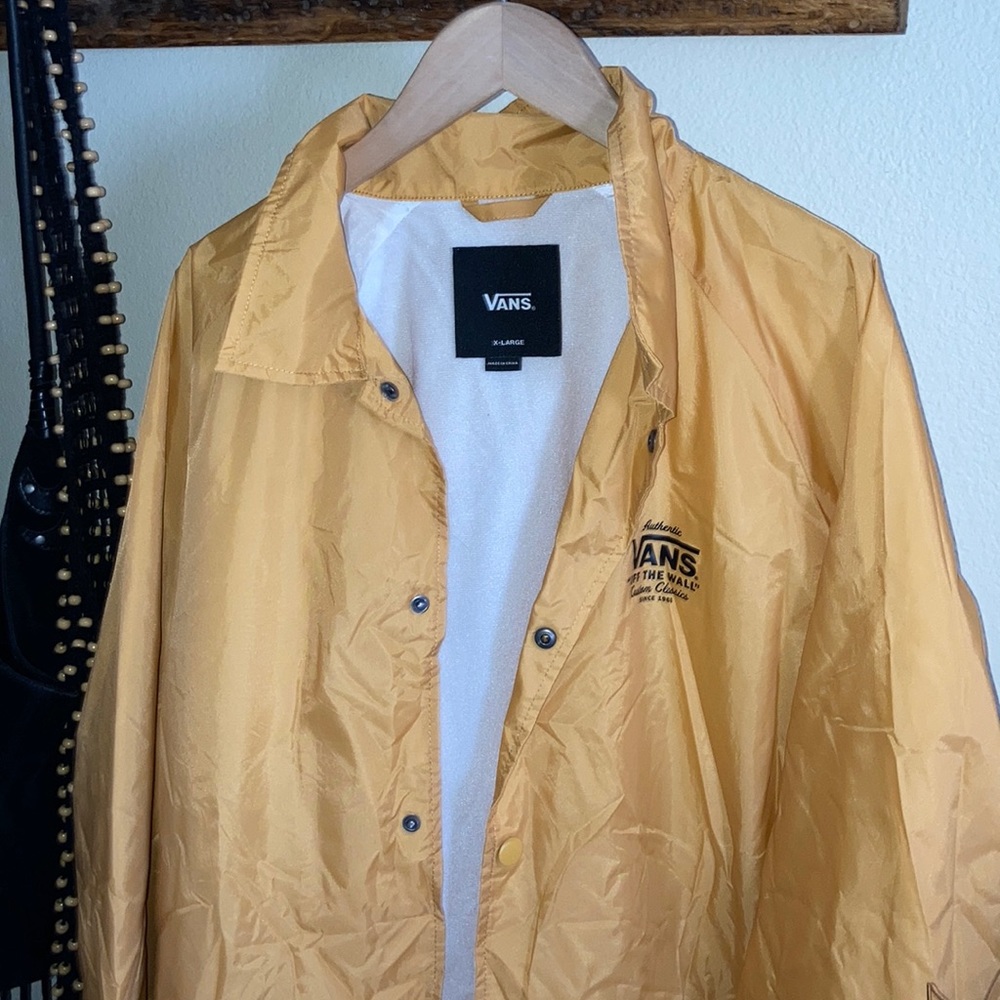 vans raincoat